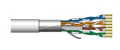 CABO FTP LSZH 4P X 23 AWG CAT.6A CZ