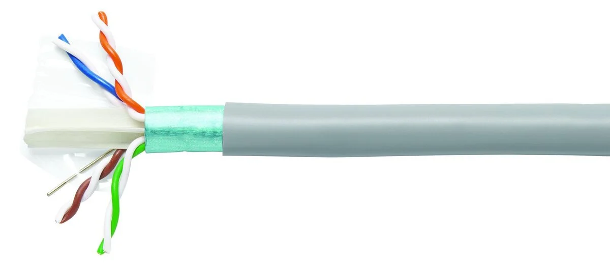 CABO FTP LSZH 4P X 23 AWG CAT.6A CZ